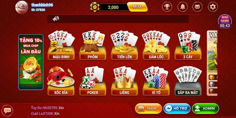 Game Đánh Bài Đổi Thưởng Tại IWIN
