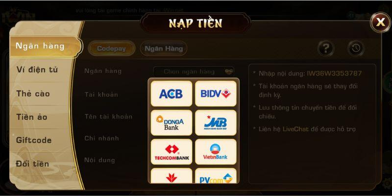 nạp tiền iwin Quy Trình Nạp Tiền iwin Đơn Giản và Nhanh Chóng